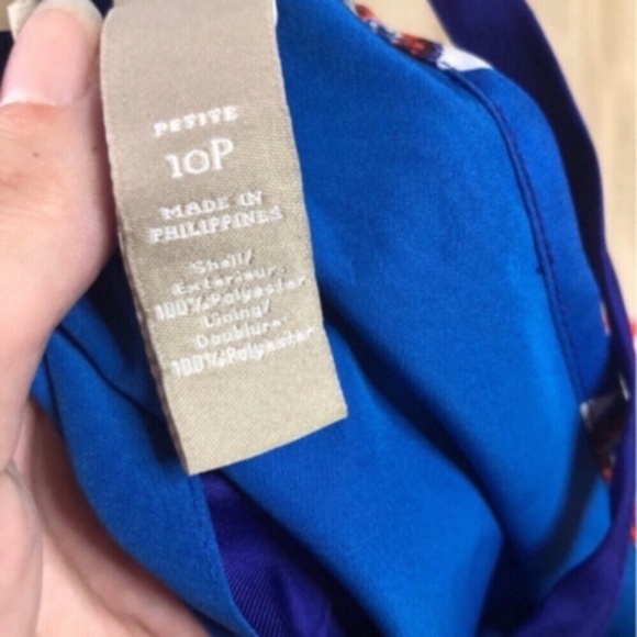 Banana Republic Blue Sleeveless Halter Sundress - Picture 3 of 9